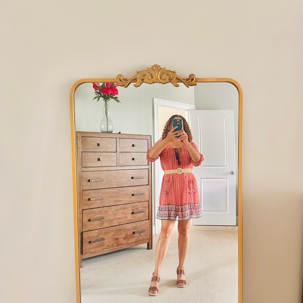 Stylish Pink and Gray Dress